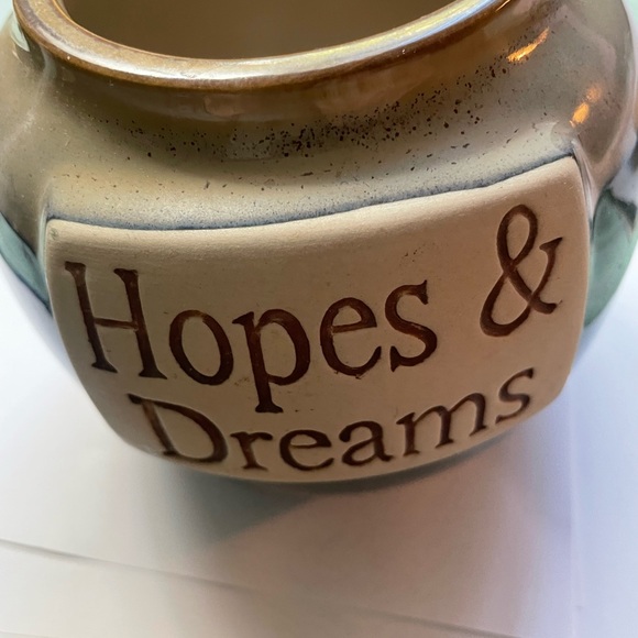 unknown Other - Hopes & Dreams bowel with cork lid.